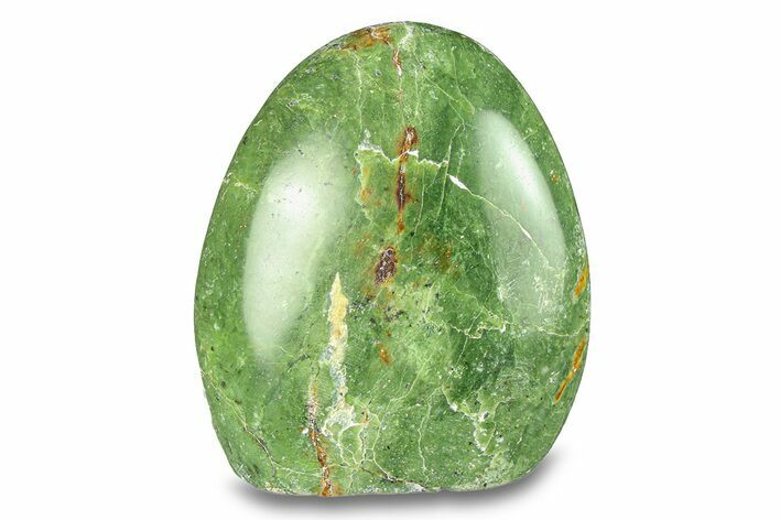 Free-Standing, Polished Green Chrysoprase - Madagascar #293419